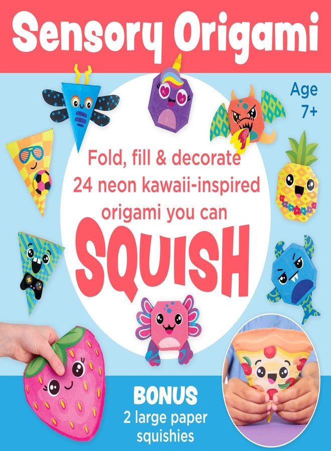 Creativity for Kids Origami Squishies Kit | Fold, Decorate & Squish 24 Bright Paper Creations | DIY Arts & Crafts for Kids to Build STEAM Skills & Creativity (Ages 7+) - Image 2